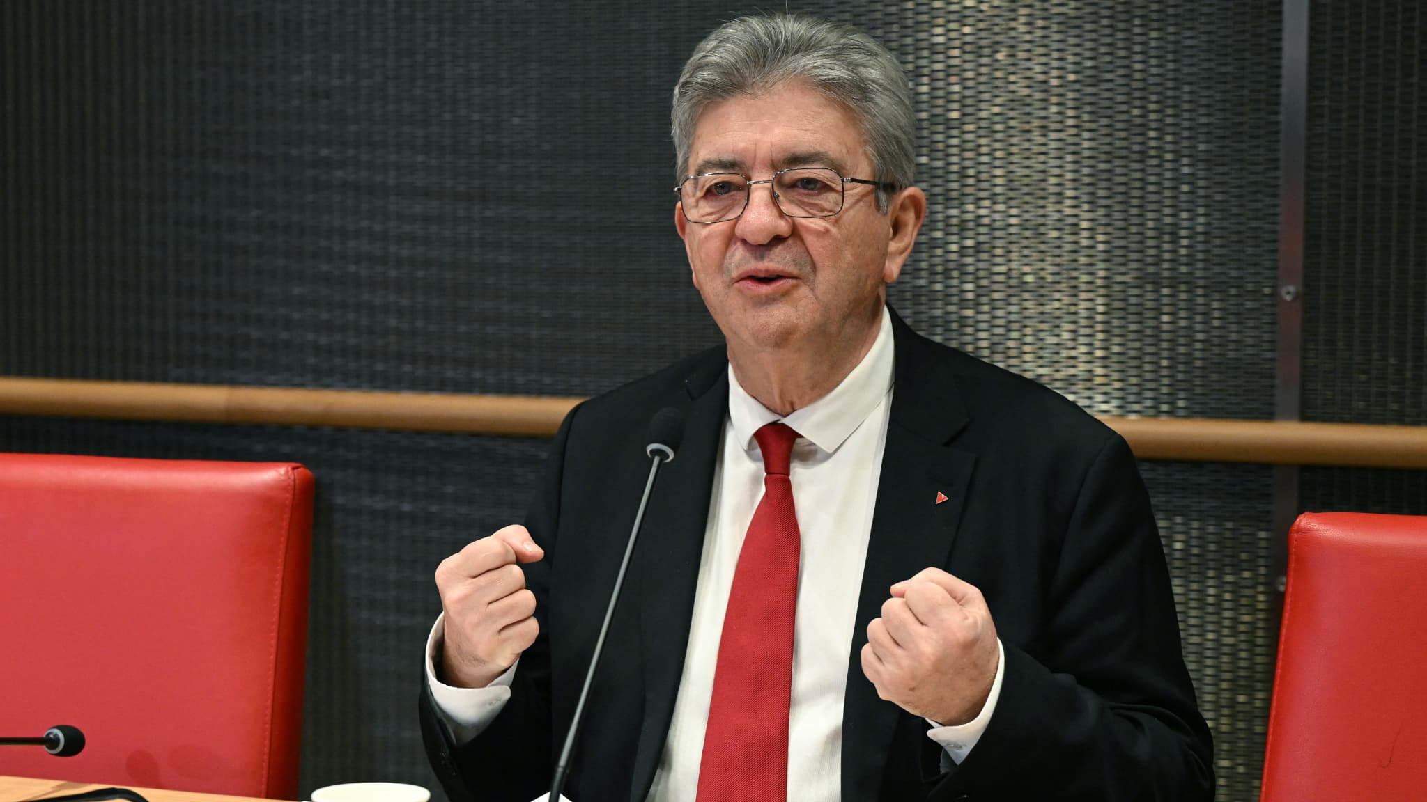 Jean-Luc Mélenchon à l’Assemblée nationale le 6 décembre 2025