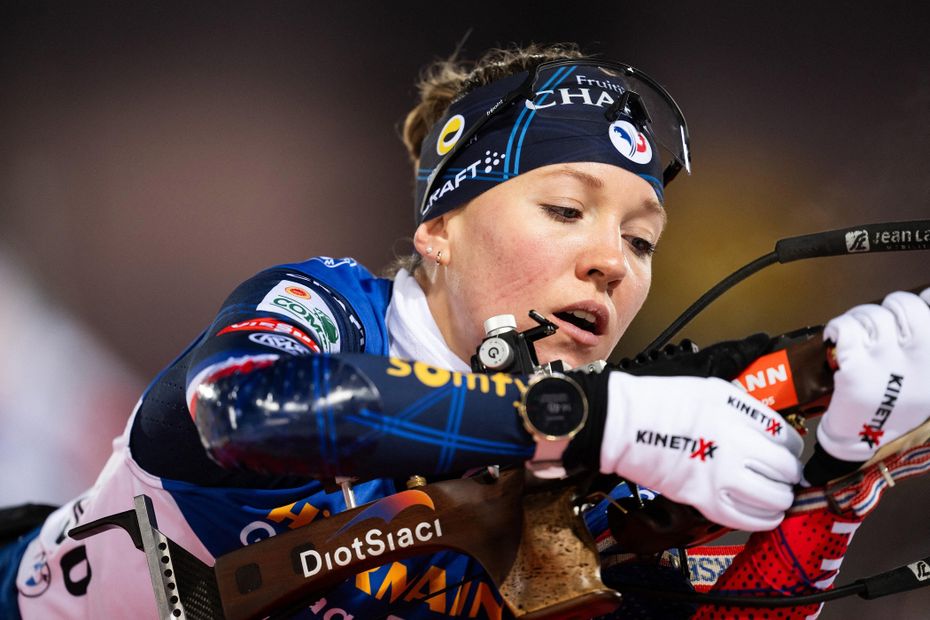 Océane Michelon et les Bleues après le sprint