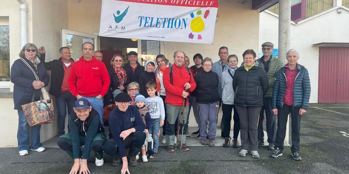 Marche et animations Téléthon à Cauneille