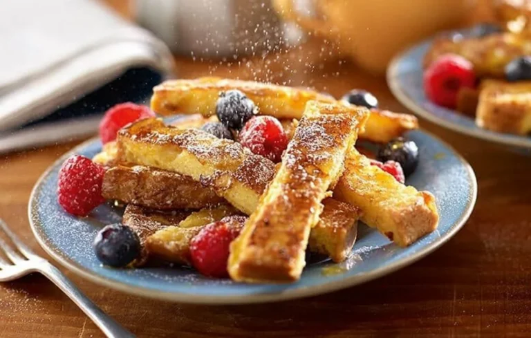 Bâtonnets de pain perdu au sirop d'érable