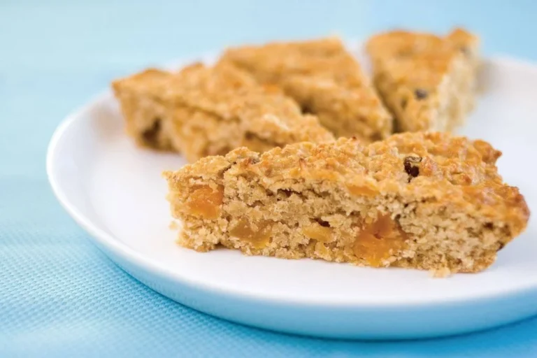 Tranche d'avoine et d'abricot pour dessert croquant fruité