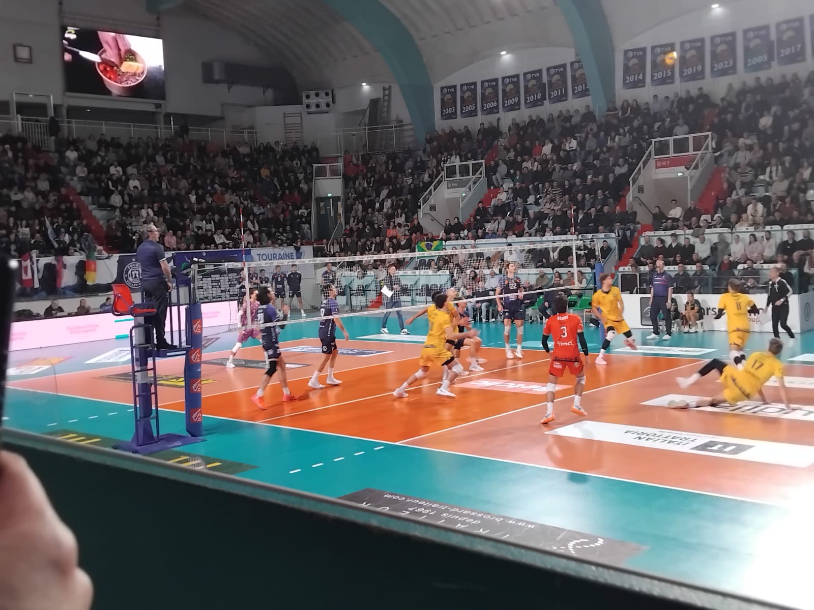 Match de volley TVB contre Nice à Grenon le 30 décembre 2025