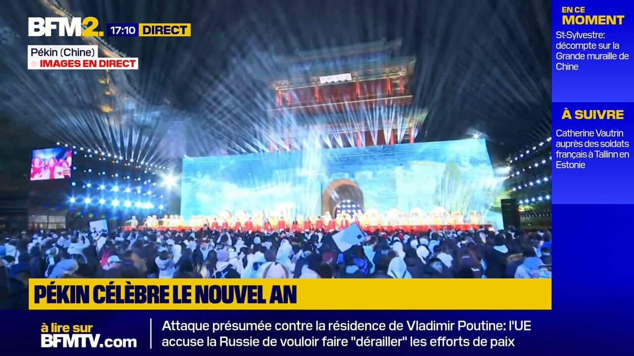 Pékin lors des célébrations du Nouvel An