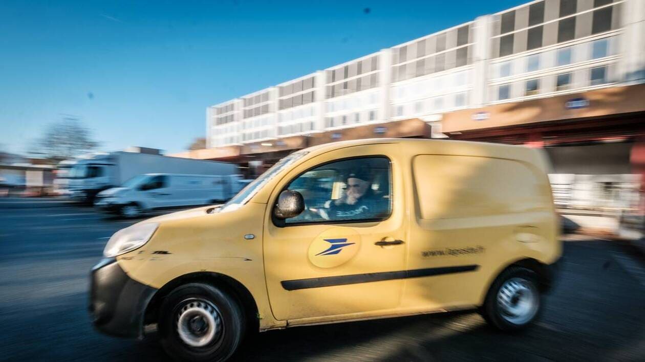 Capture d'écran d'un message sur laposte.fr