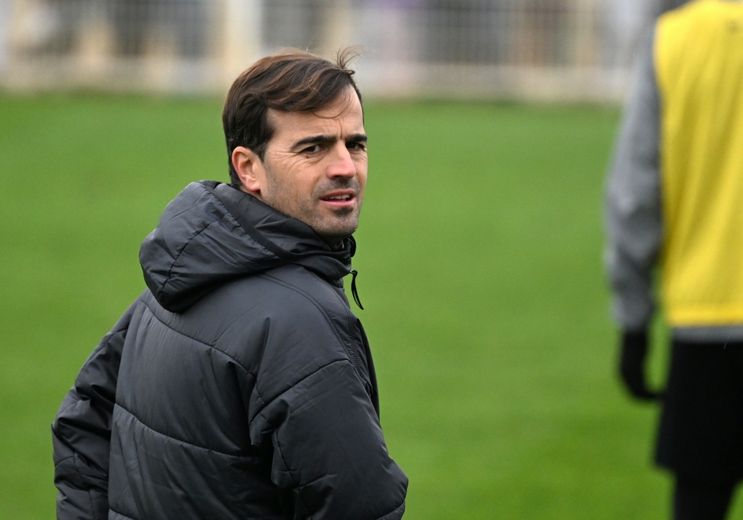 Carles Martinez Novell lors de sa prise de fonction au TFC