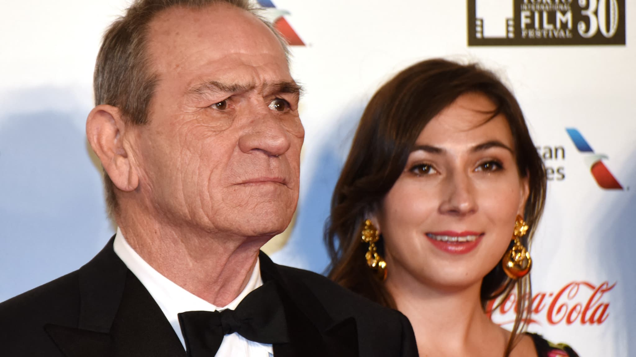 Tommy Lee Jones et Victoria Jones en 2017