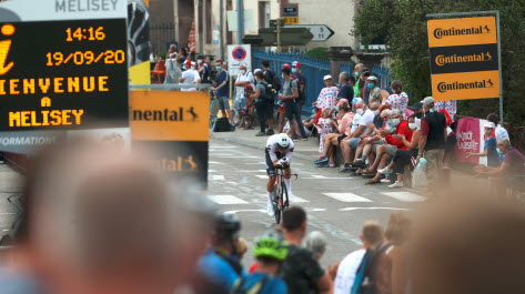 Mélisey lors du passage du Tour de France 2020