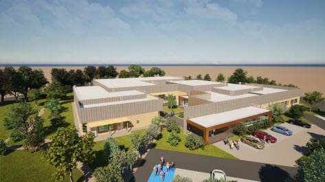 Bâtiment B du pôle universitaire Vesoul-Vaivre