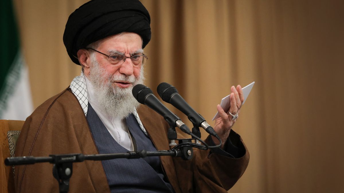 Khamenei lors d'une allocution à Téhéran, 3 janvier 2026