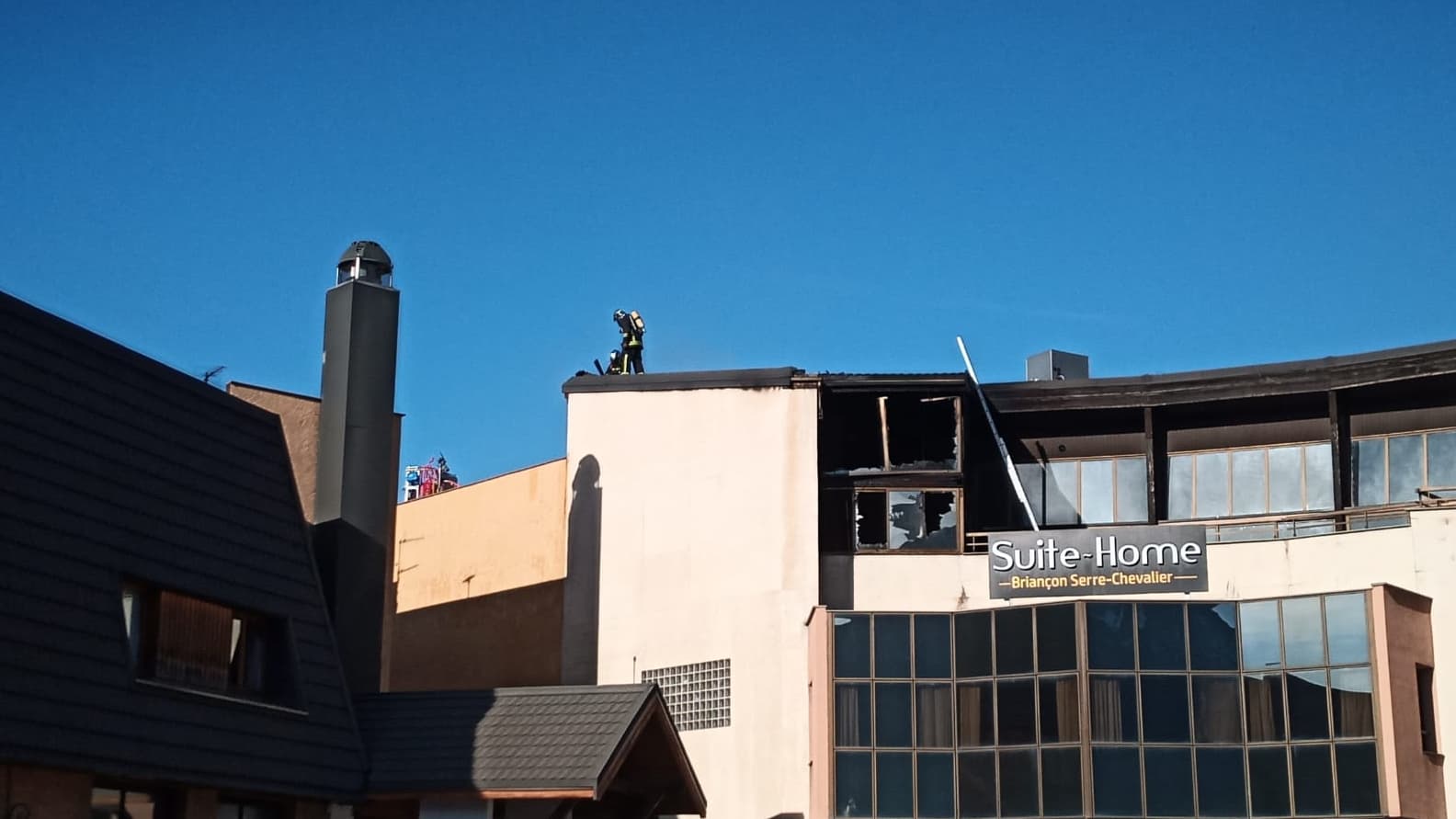 Incendie dans une résidence hôtelière à Briançon