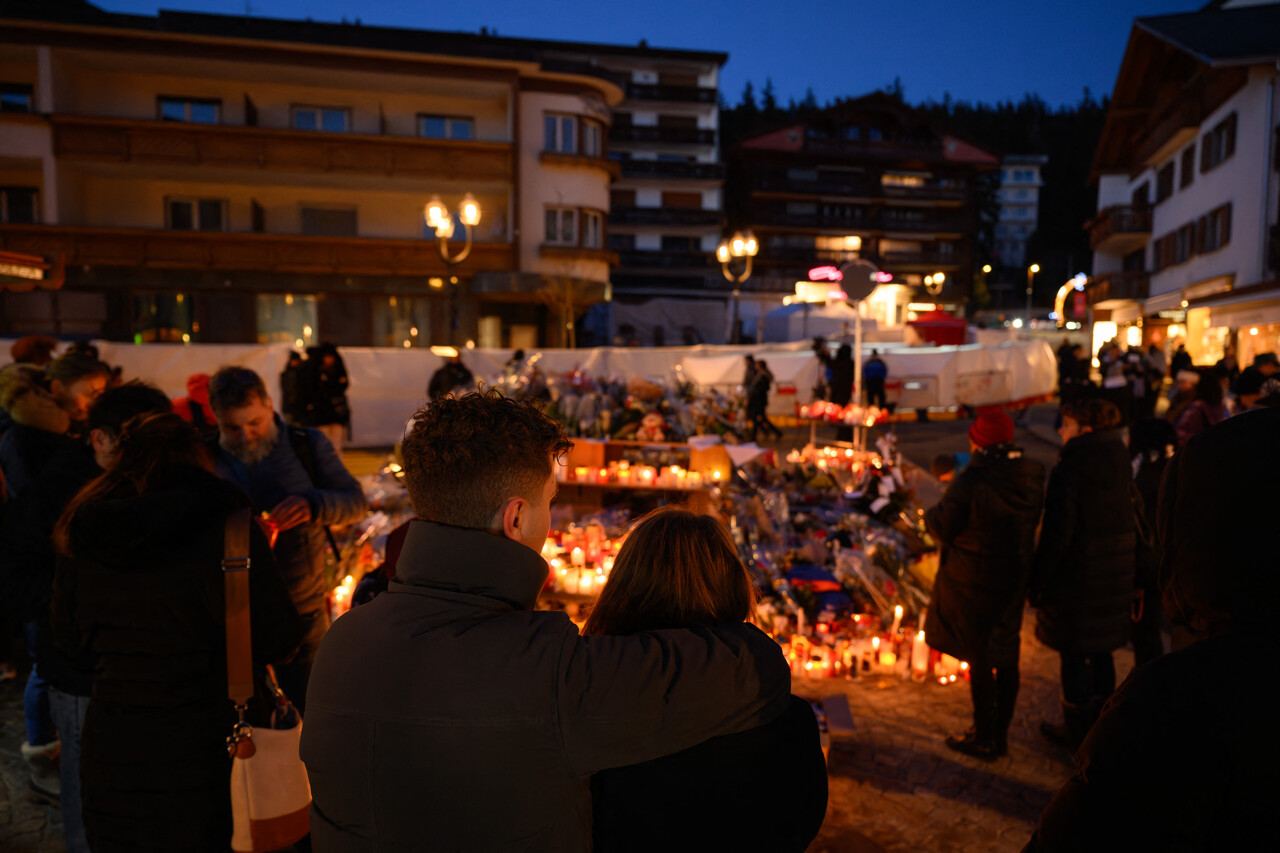 Intervention des secours à Crans-Montana pendant l’intervention