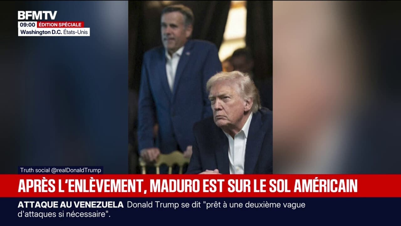 Trump et l’équipe de crise pendant l’opération