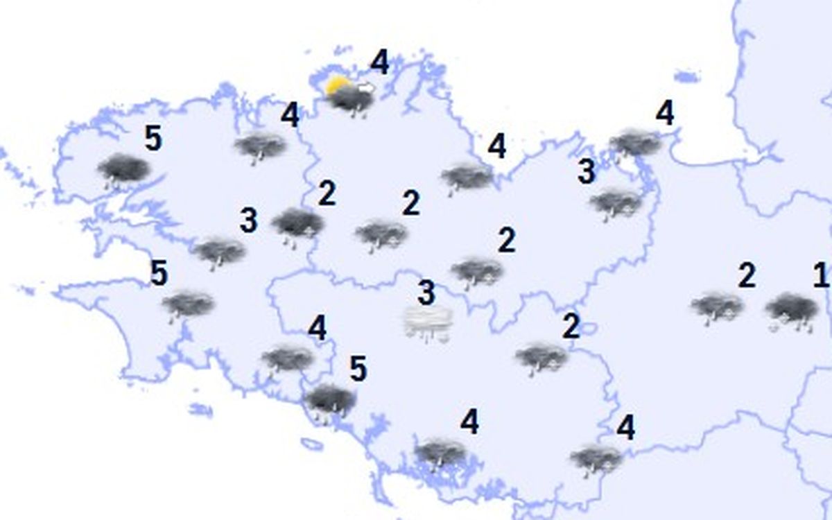 Situation neige et verglas en Bretagne