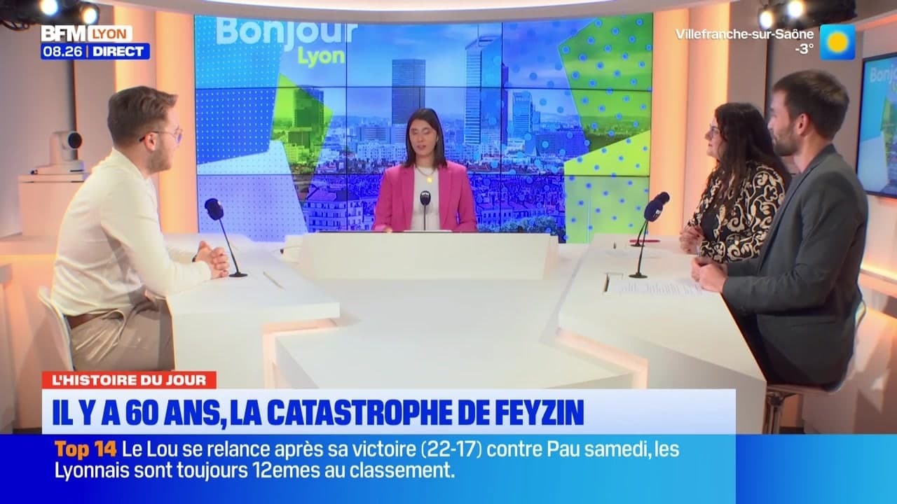 Vue urbaine de Lyon, actualité locale en janvier