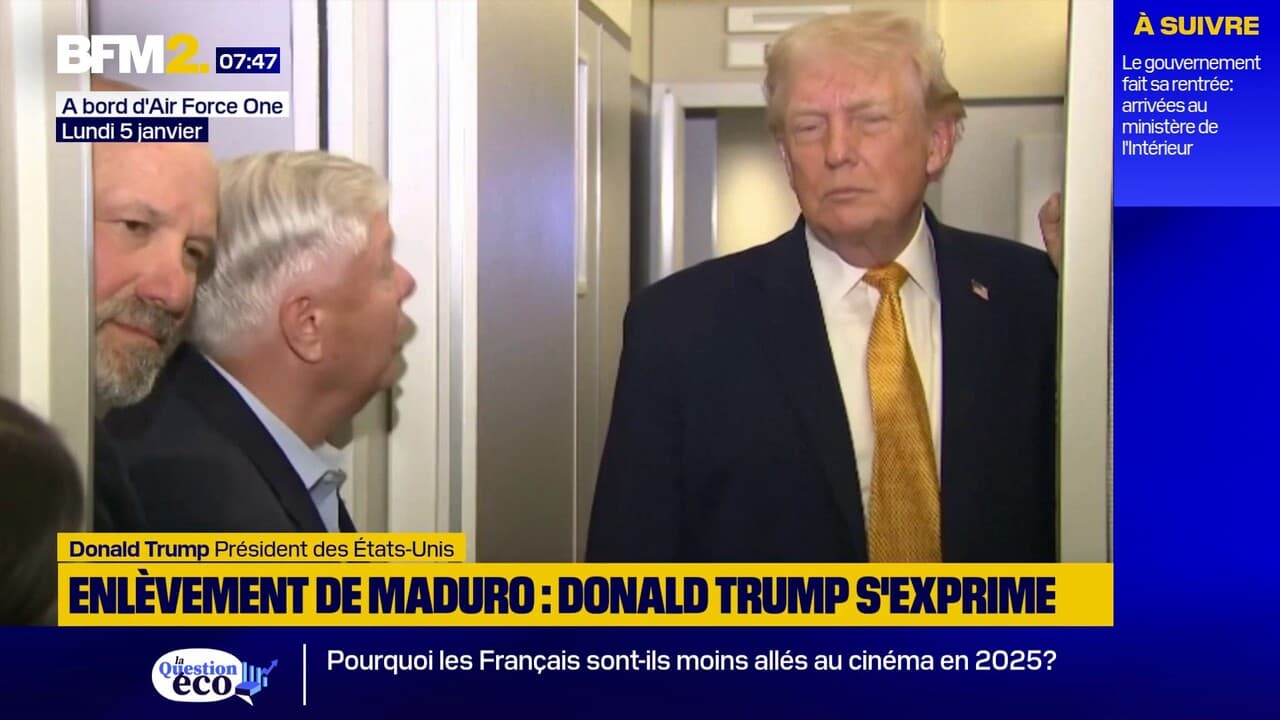 Trump parlant du Groenland et de sécurité nationale