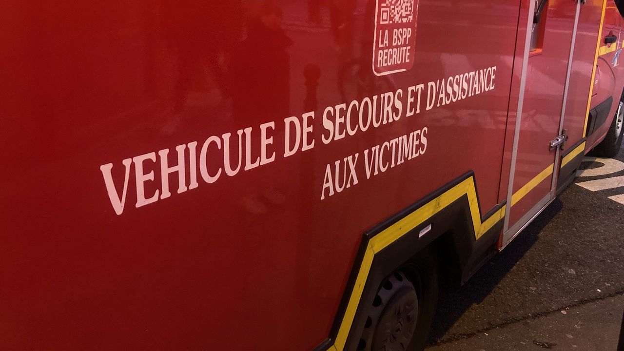 Pompiers et secours lors d'une intervention à Bruay-sur-l'Escaut