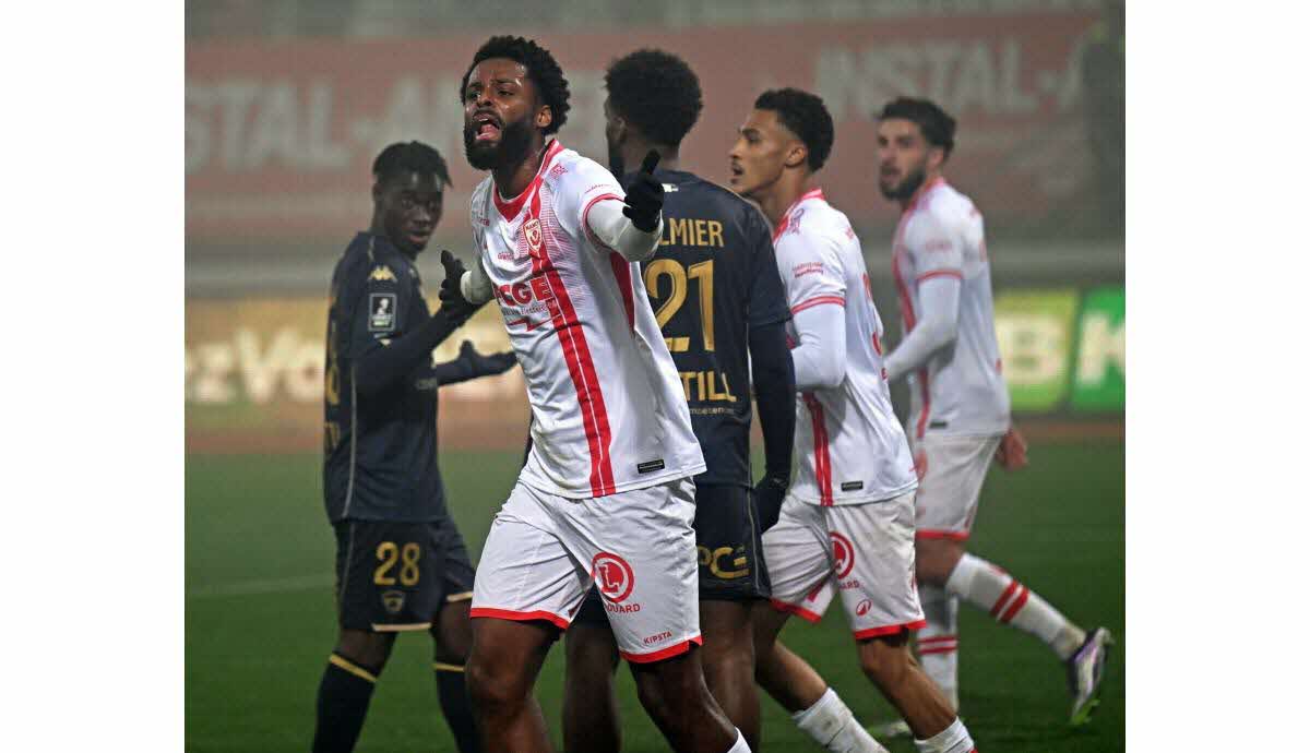 AS Nancy-Lorraine au stade de la Licorne pendant le match