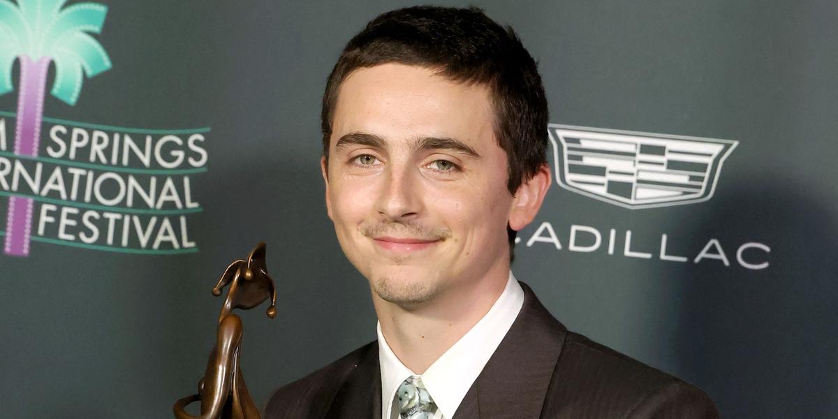 Timothée Chalamet lors des Critics Choice Awards