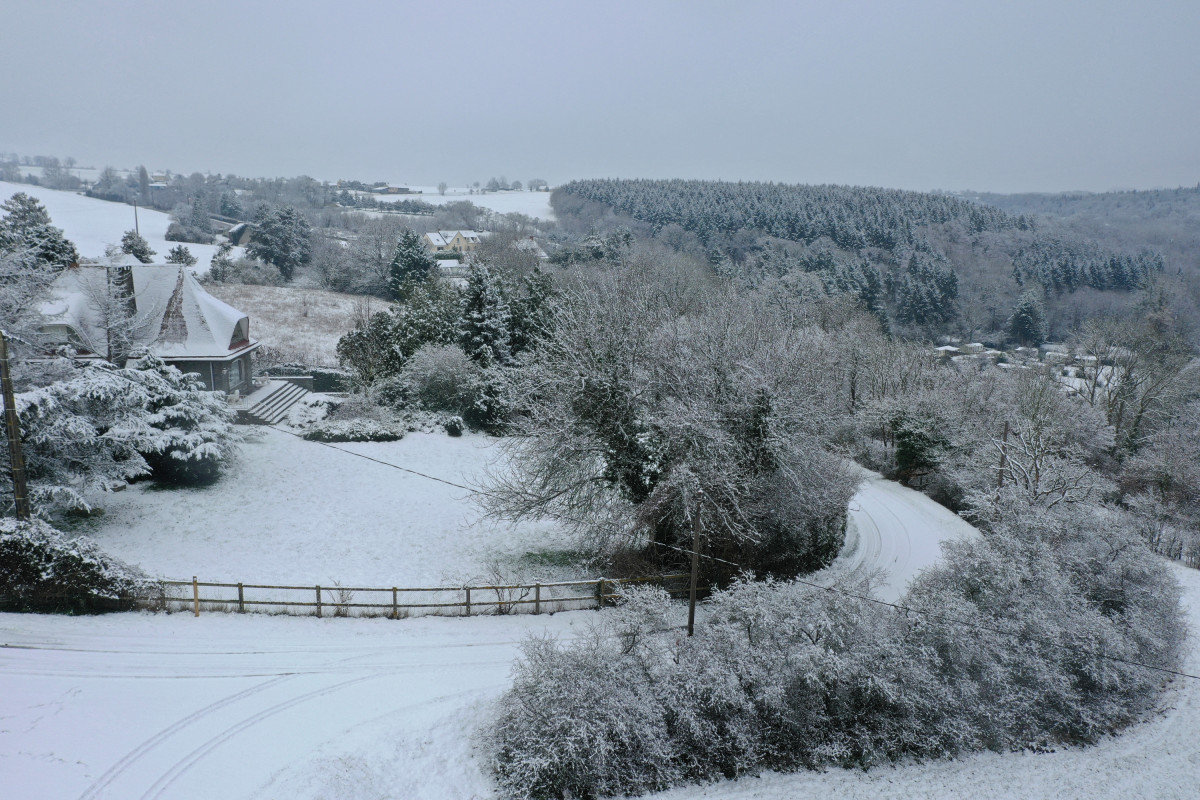 Normandie sous la neige