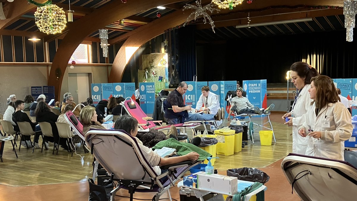 Collecte de sang à Biars-sur-Cère