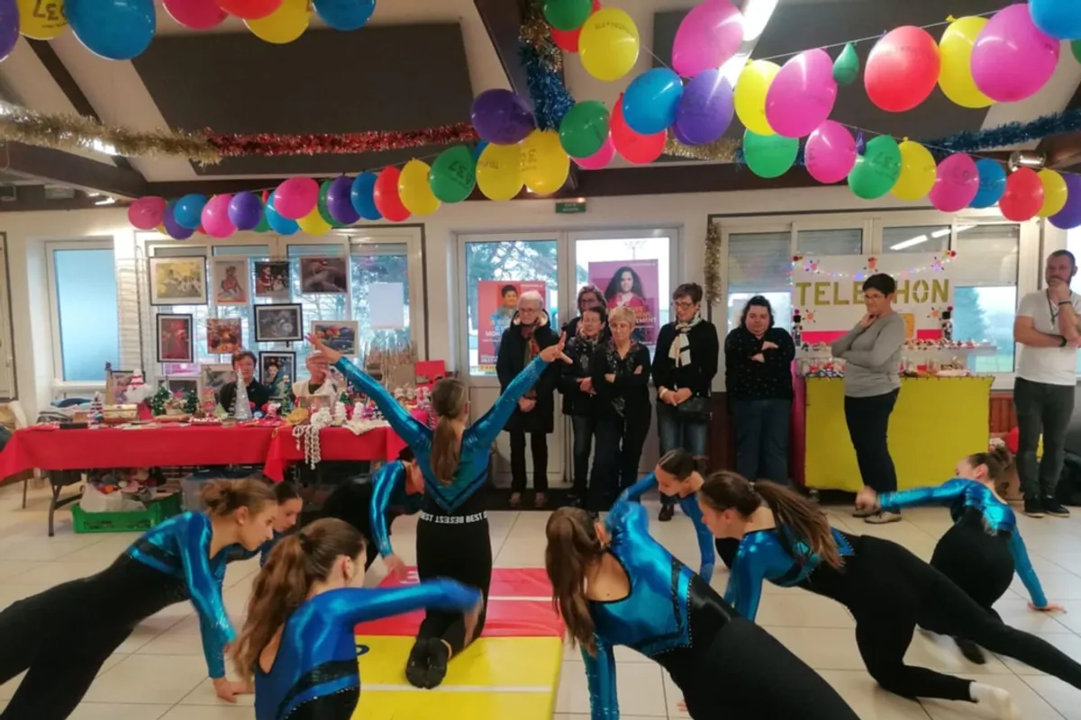 Animation et ambiance lors du Téléthon à Jaleyrac