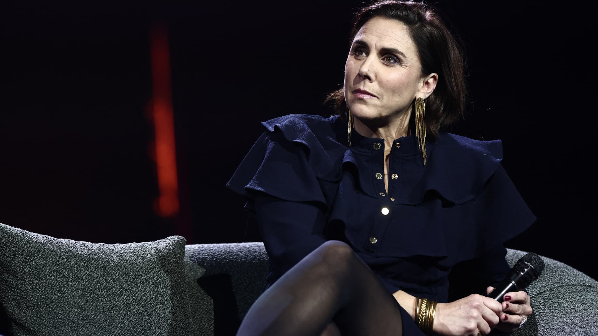 Laure Lavalette lors d'un déplacement à Paris