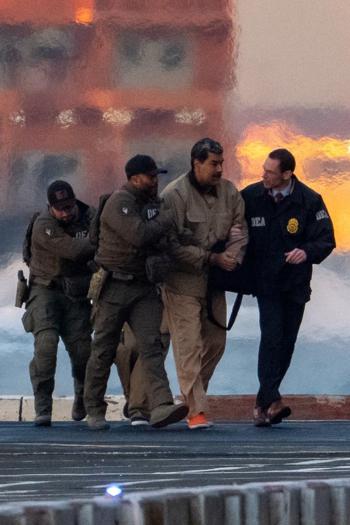 Vue du Metropolitan Detention Center de Brooklyn