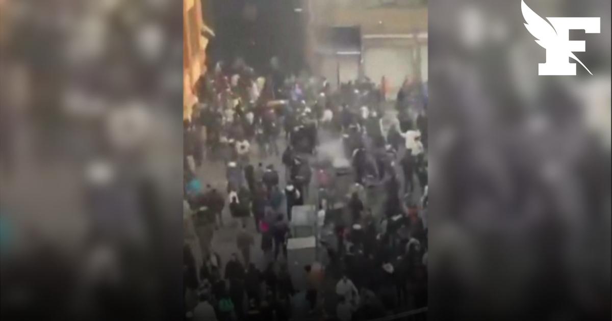 Affrontements à Téhéran pendant les manifestations