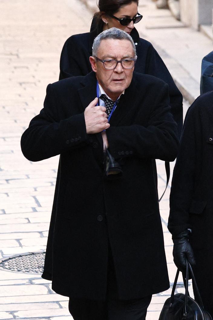 Brigitte Bardot lors des obsèques à Saint-Tropez