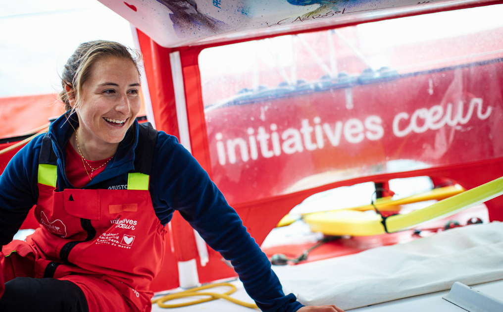 Violette Dorange lors d’une annonce officielle