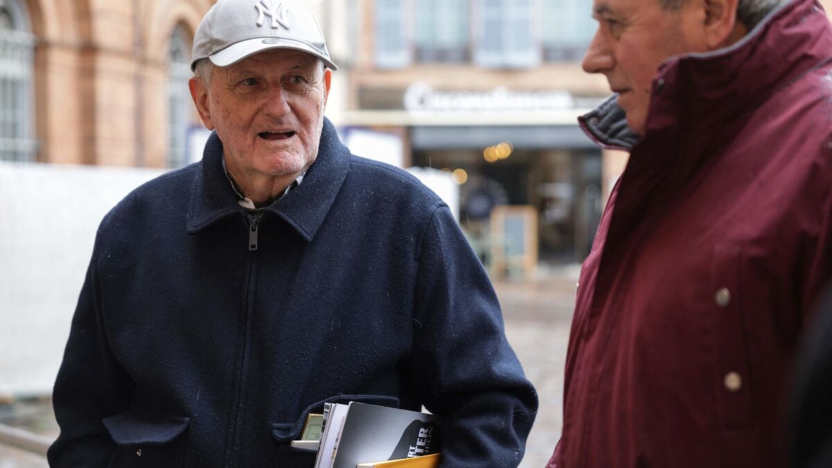 Jordan Bardella lors du procès à Montauban