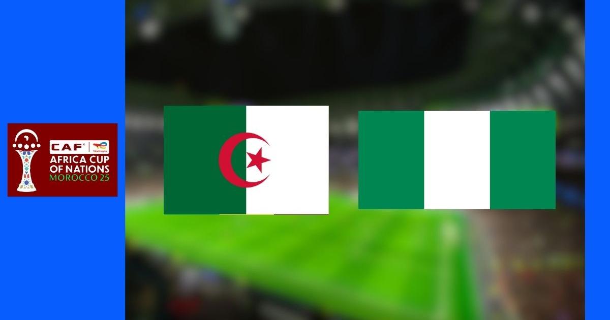 Match Algérie contre Nigérie en CAN à Marrakech