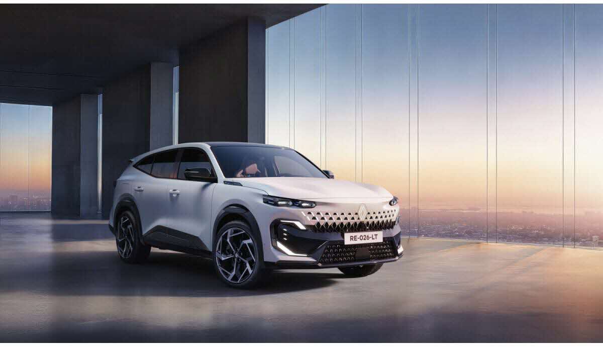 Projecteurs LED et silhouette du SUV Filante Renault