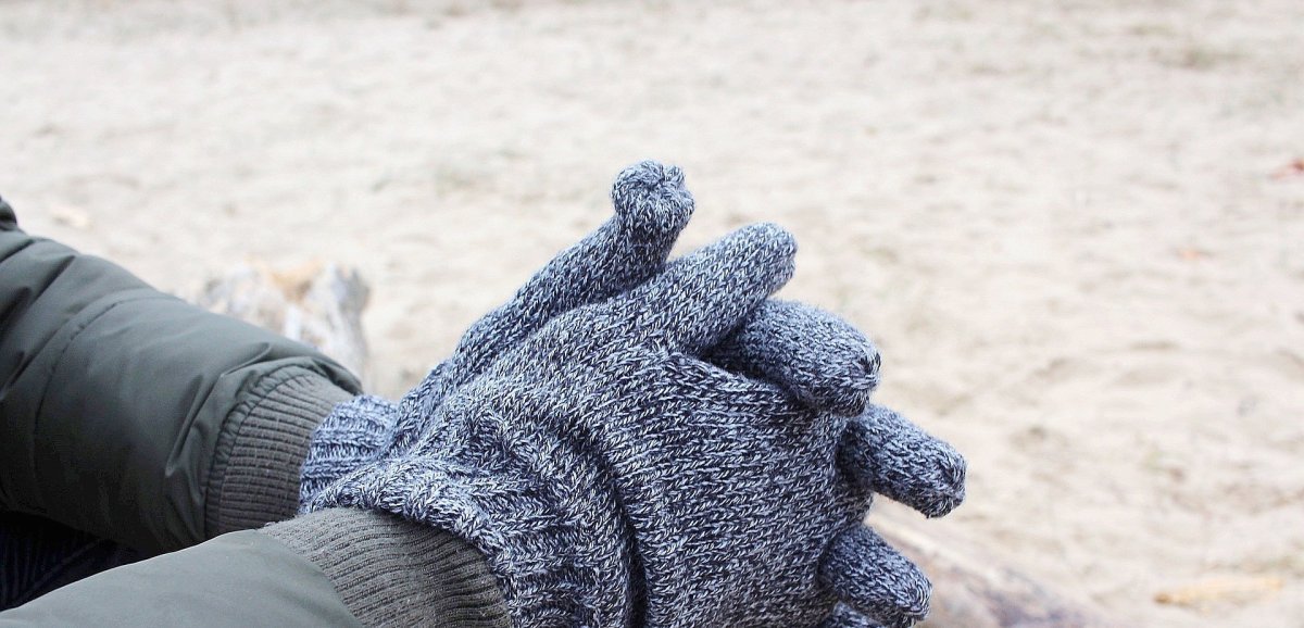 Photo montrant la levée du plan grand froid dans la Manche