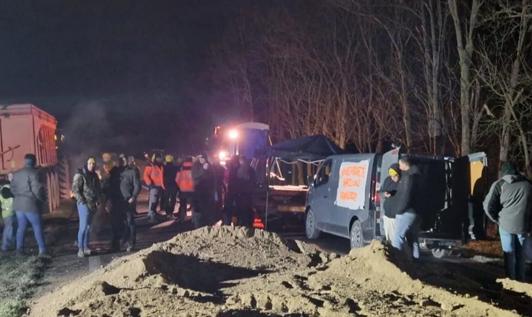 Blocage matinal du dépôt de Vatry