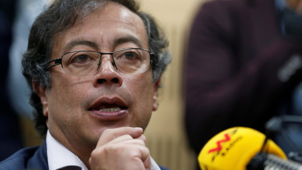 Gustavo Petro et Donald Trump lors d'une rencontre diplomatique