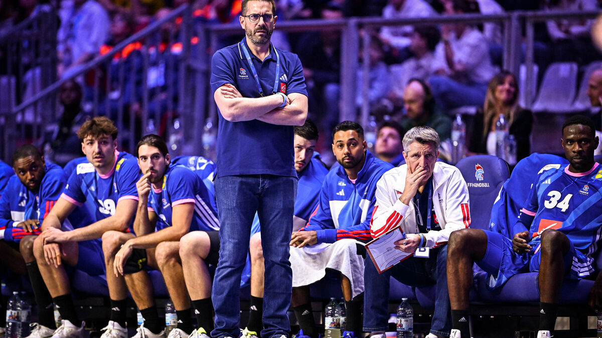 Match de handball lors du match France République tchèque