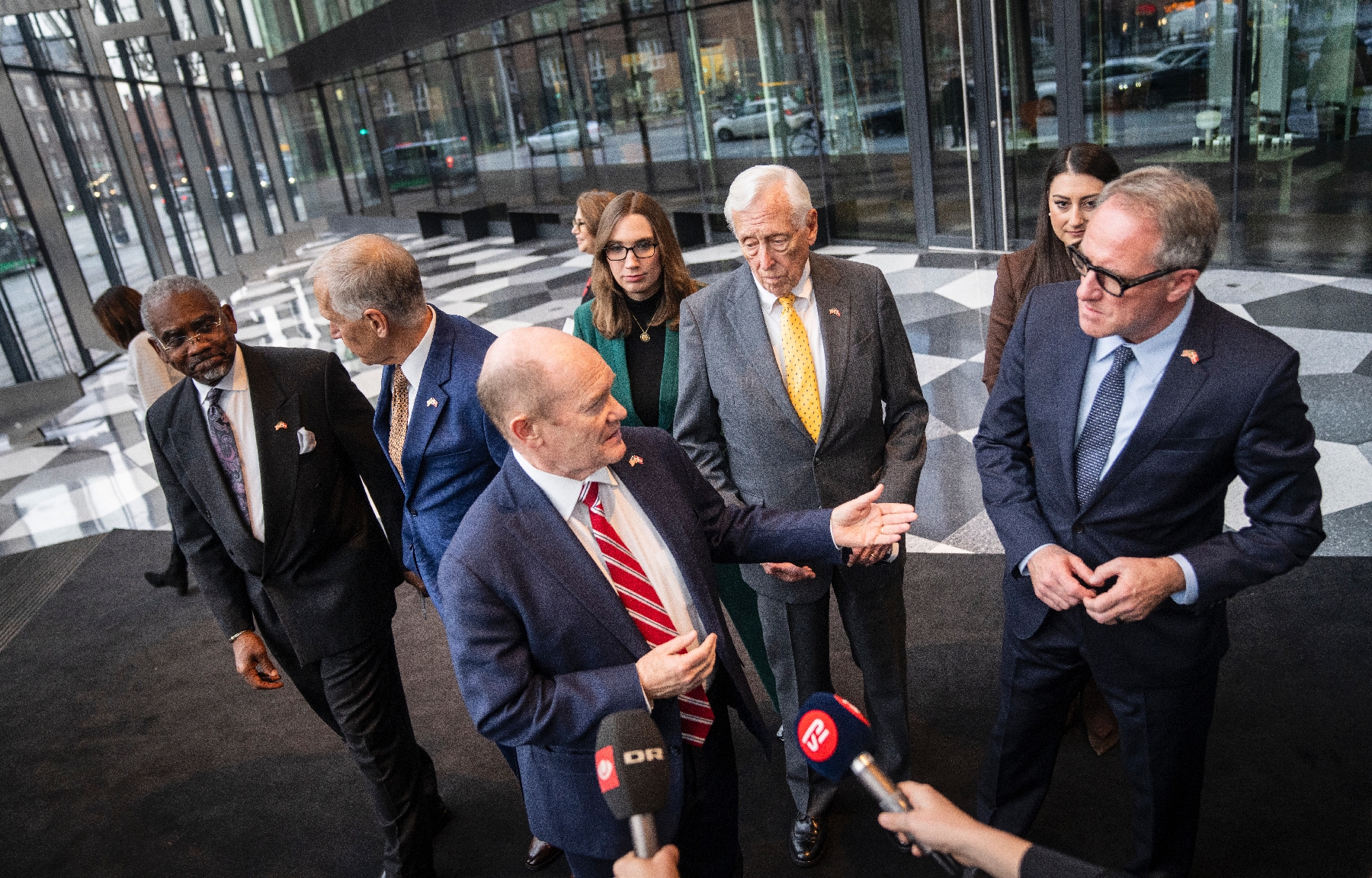 Délégation du Congrès américain lors d'une rencontre à Copenhague