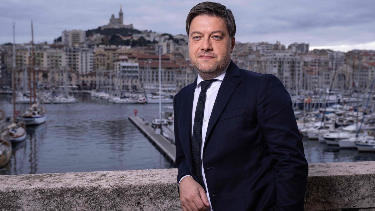 Marine Le Pen lors d’un déplacement à Marseille
