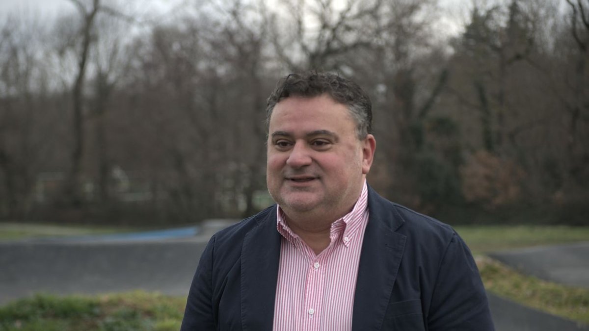 David Cucullières lors d’un meeting à Labruguière