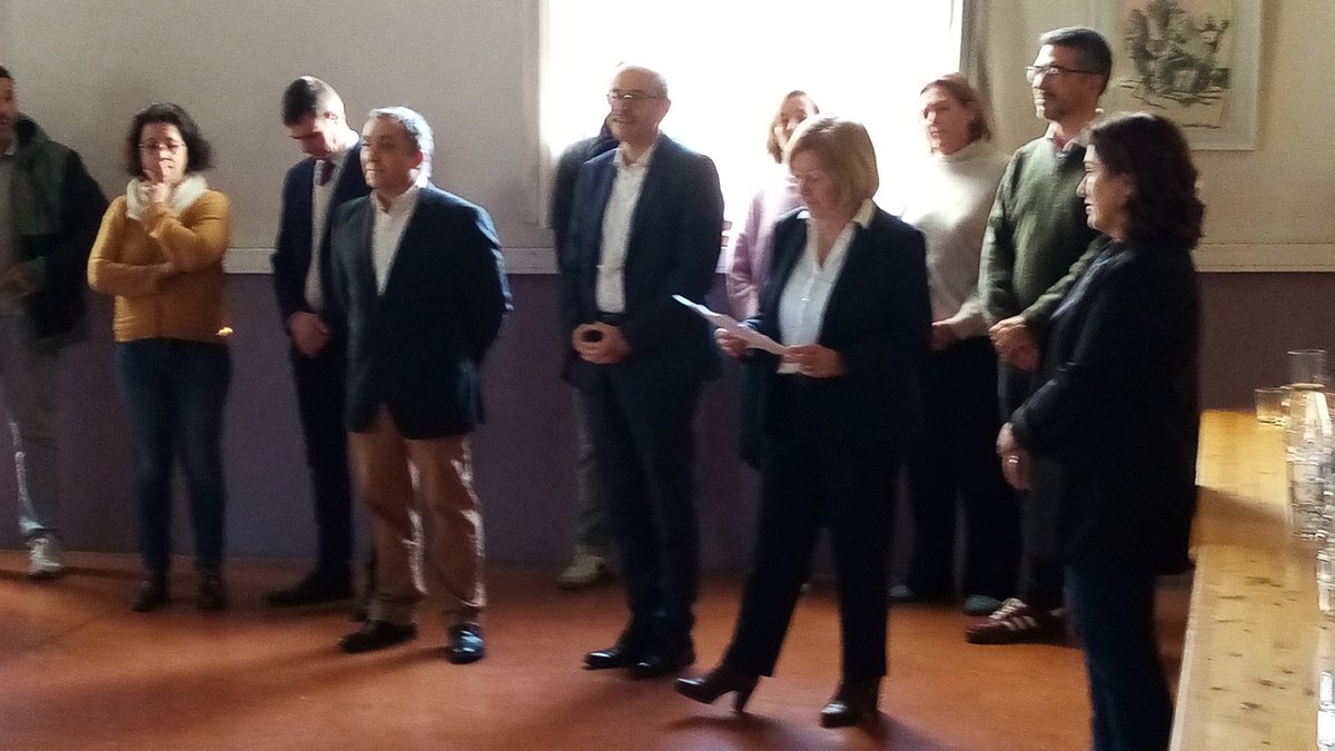 Cérémonie des vœux à Laurac, Yolande Steenkeste