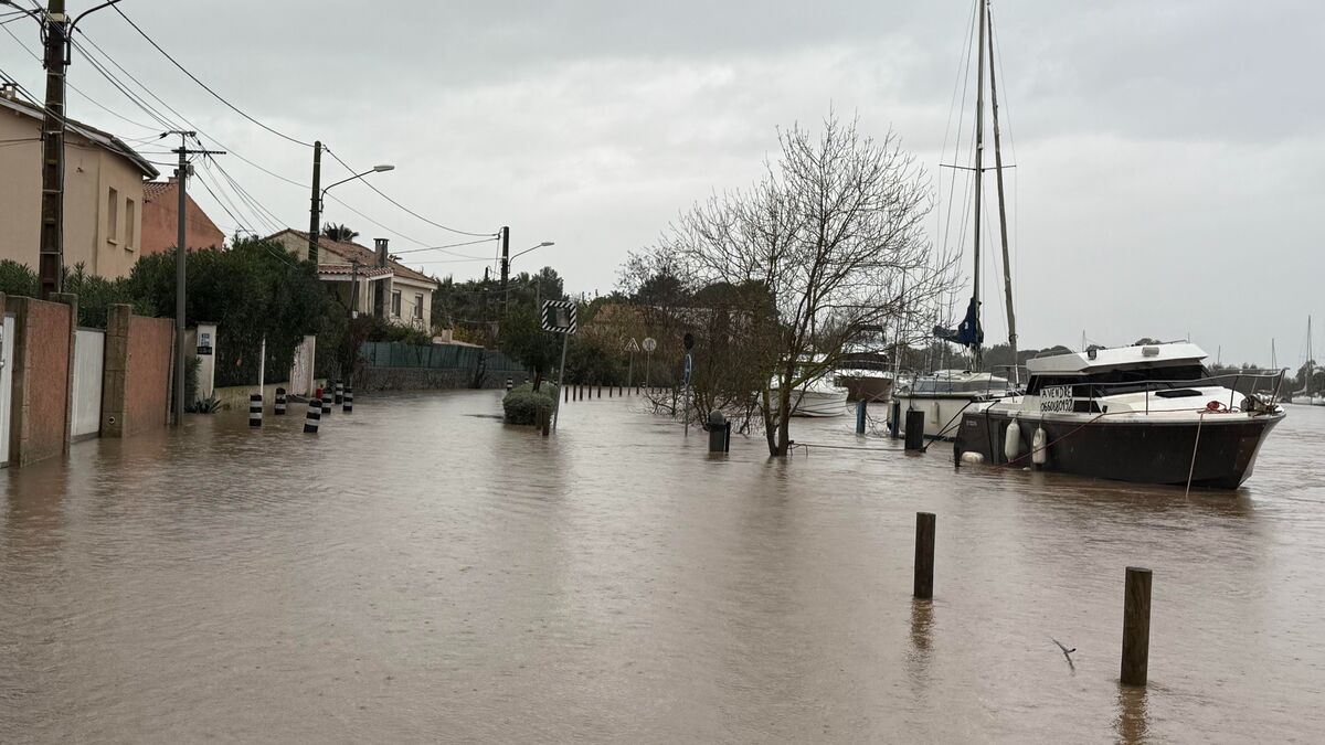 Narbonne inondations et quartiers evacués