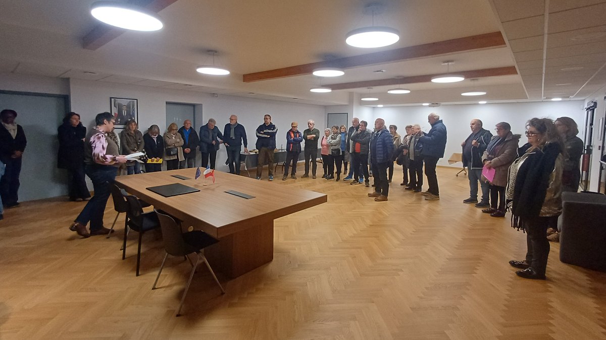 Vue générale de la cérémonie de vœux associatifs à Saint-Jean-du-Falga