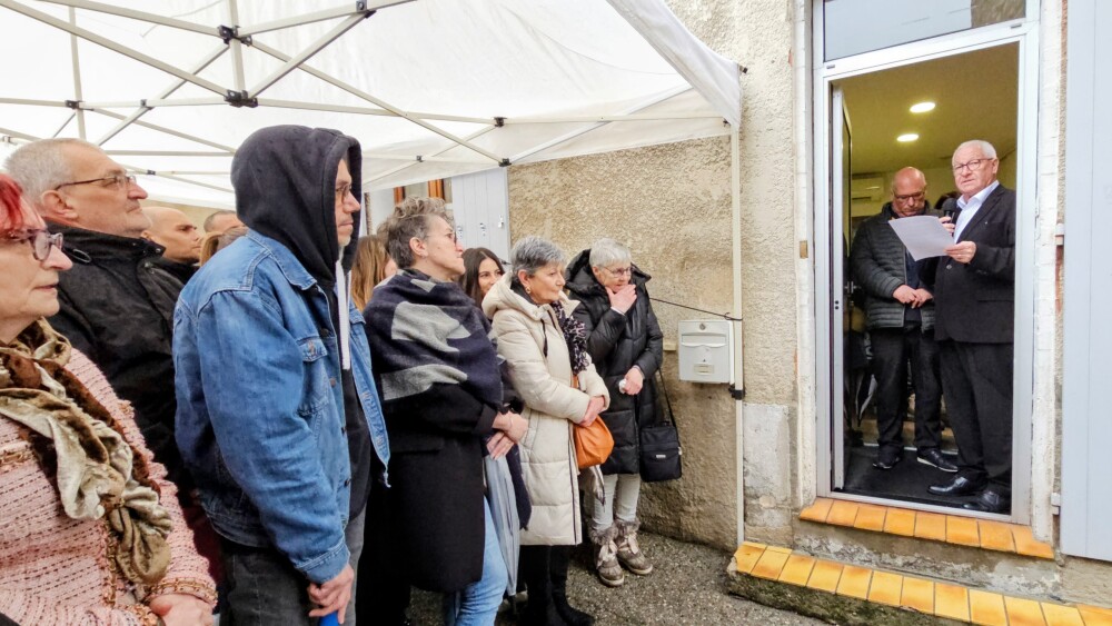 Jean-Pierre Templier inaugure son local de campagne