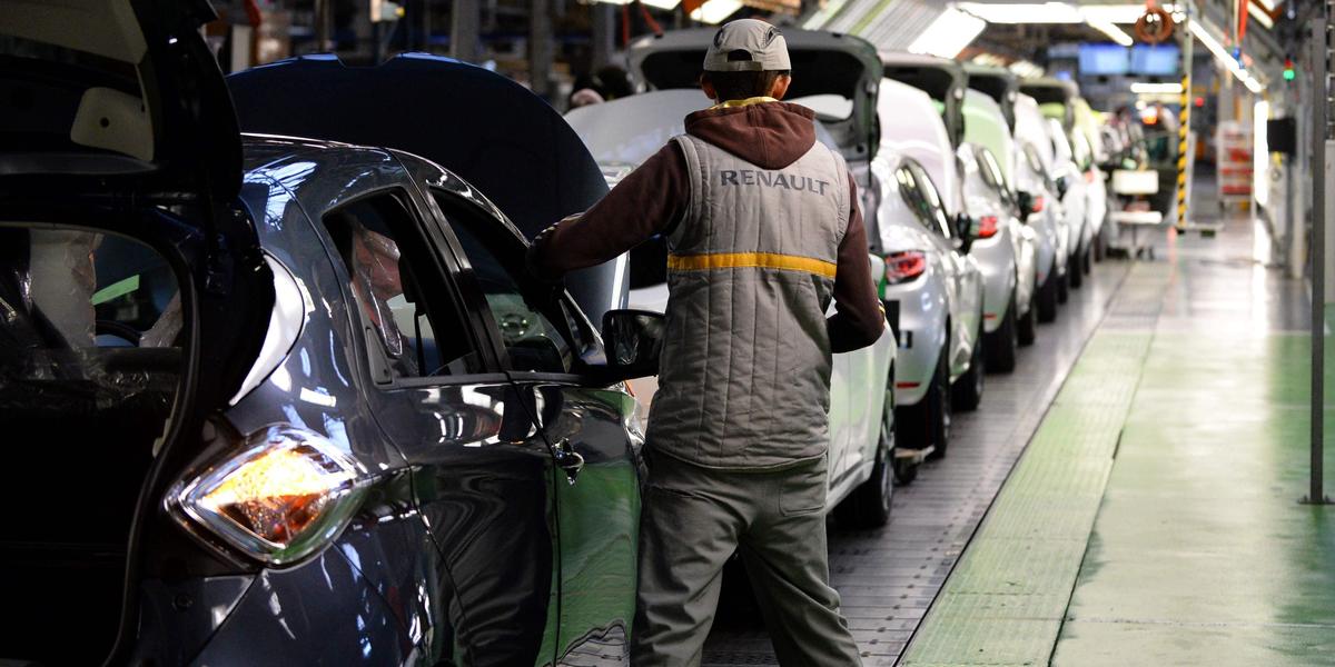 Usine Renault et drones potentiels