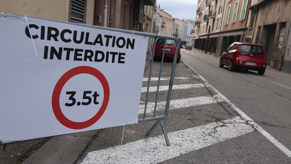 Circulation interdite aux poids lourds à Digne-les-Bains