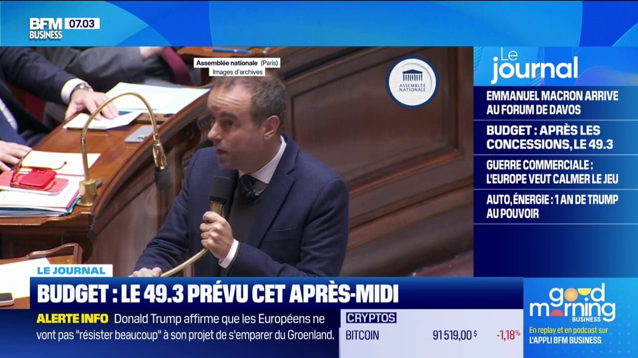 Illustration budget 49 3 et débats parlementaires