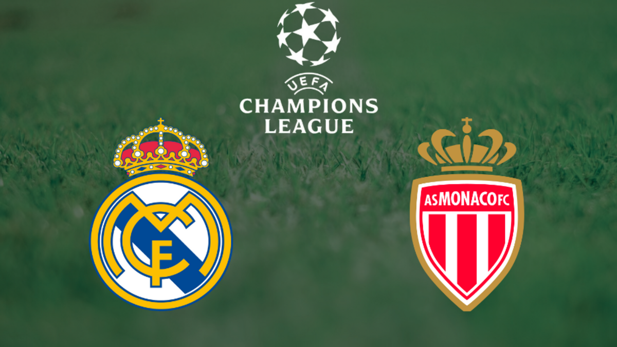 Affiche du match Real Madrid contre Monaco