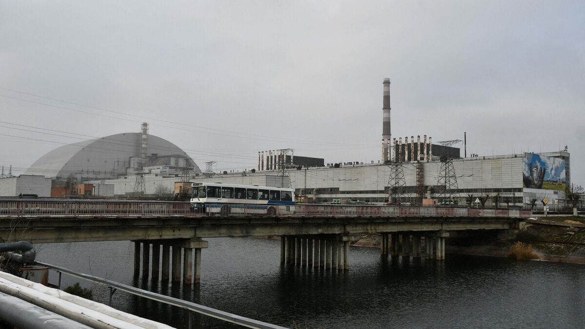 Photo aérienne de Tchernobyl prise par Le Parisien