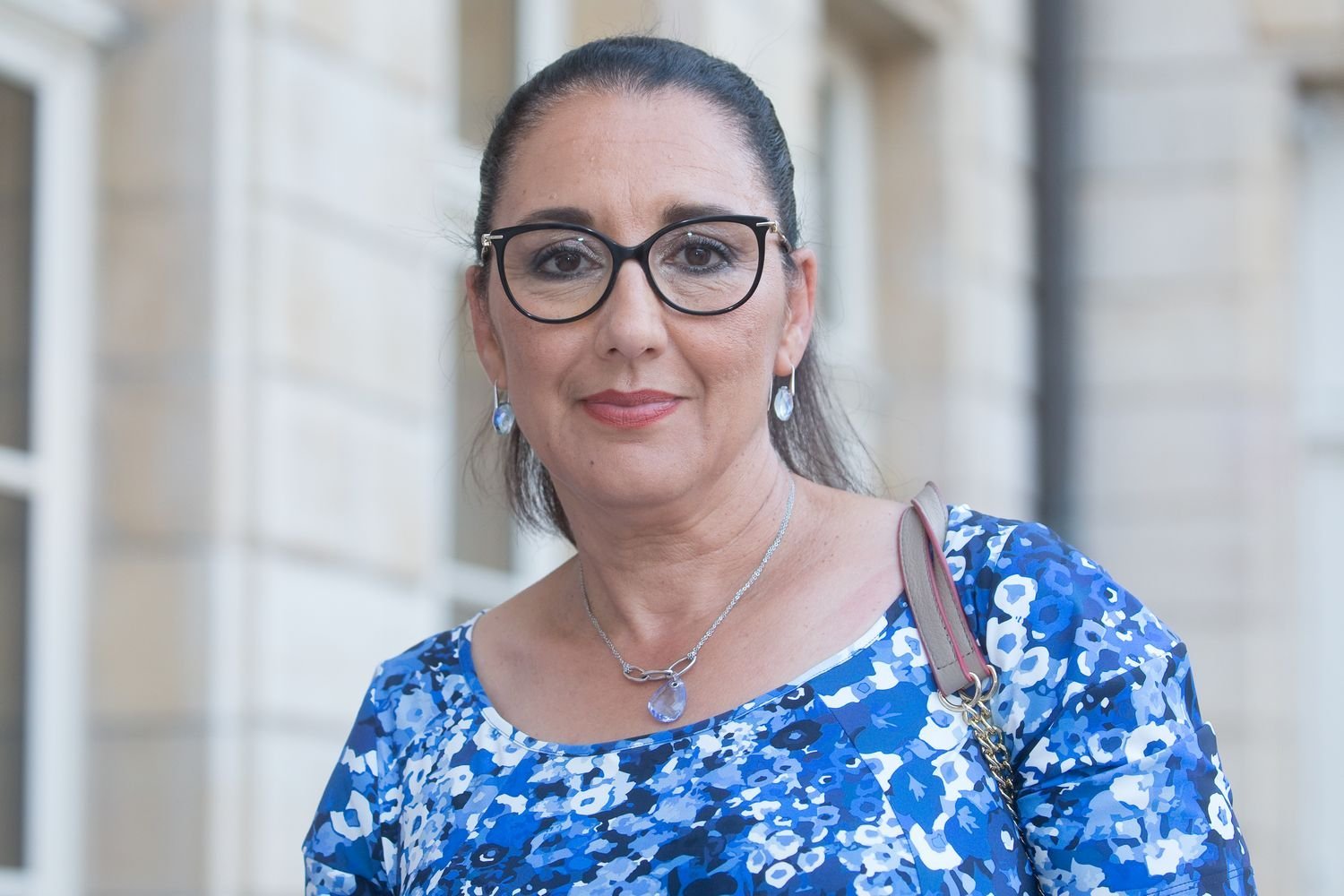Fadila Khattabi lors d'un événement politique à Dijon